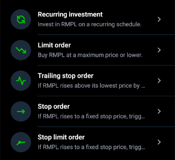 Advanced Order Types